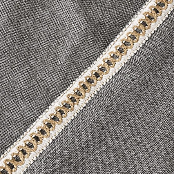 Textured Linen-Look Cushion Covers — Set of 2