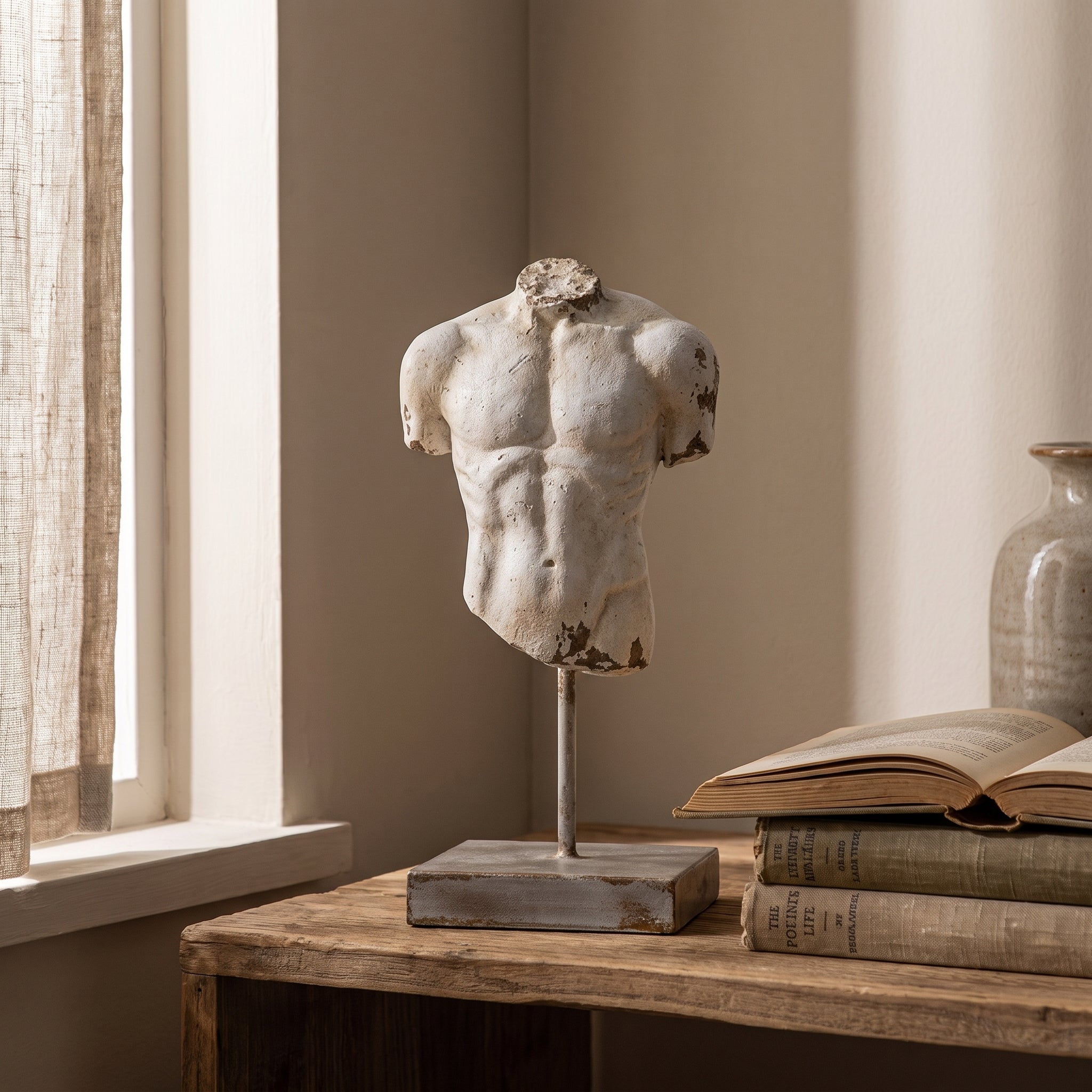 Atelier Torso Sculpture in a home setting