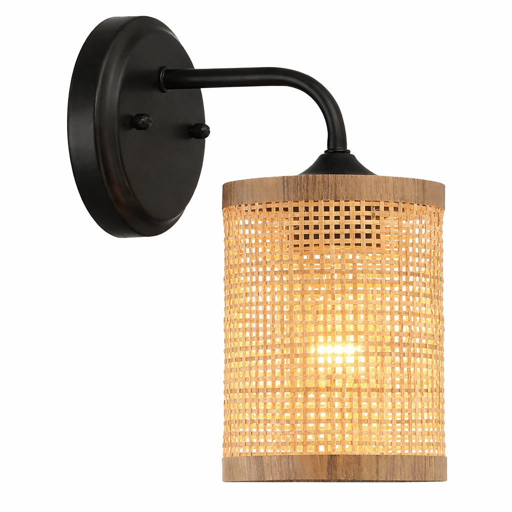 Reef Rattan Wall Sconce supplier product view