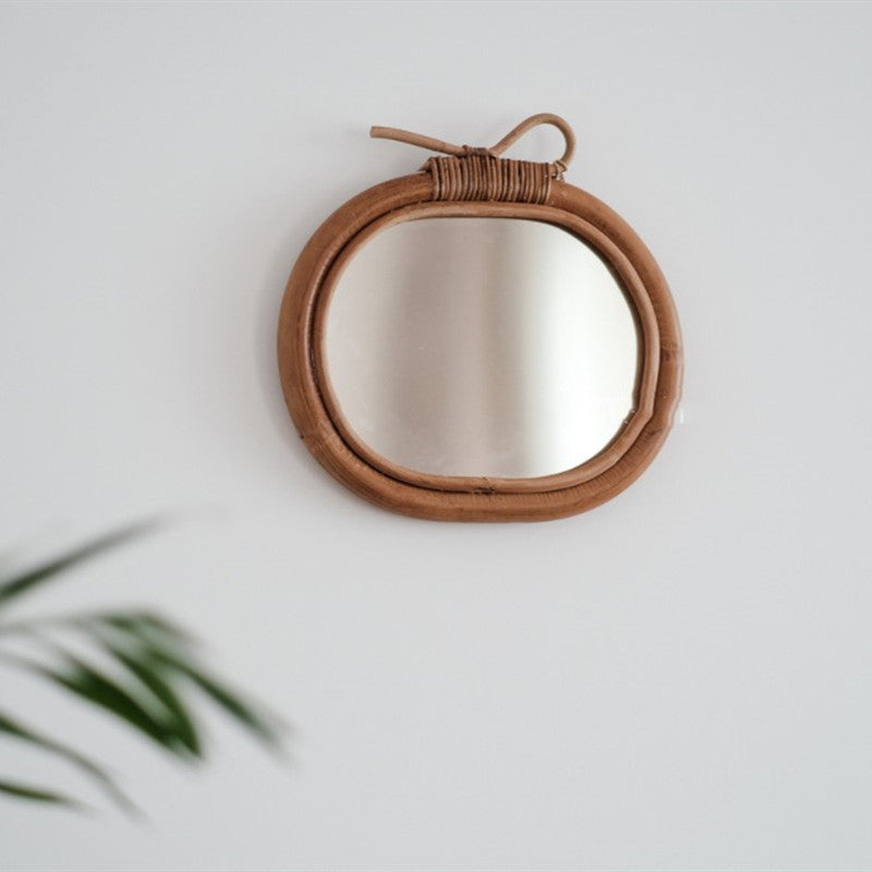 Woven Apple Wall Mirror supplier product view