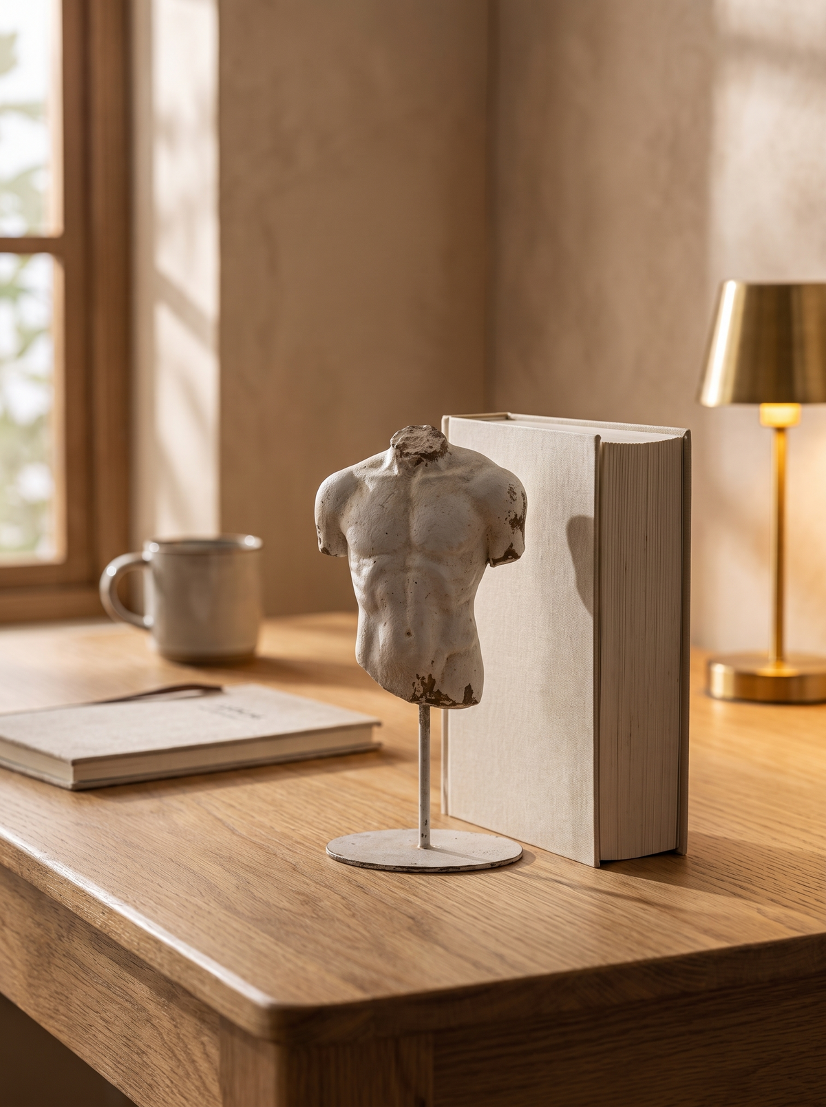 Atelier Torso Sculpture in a home setting — a small scale that fits